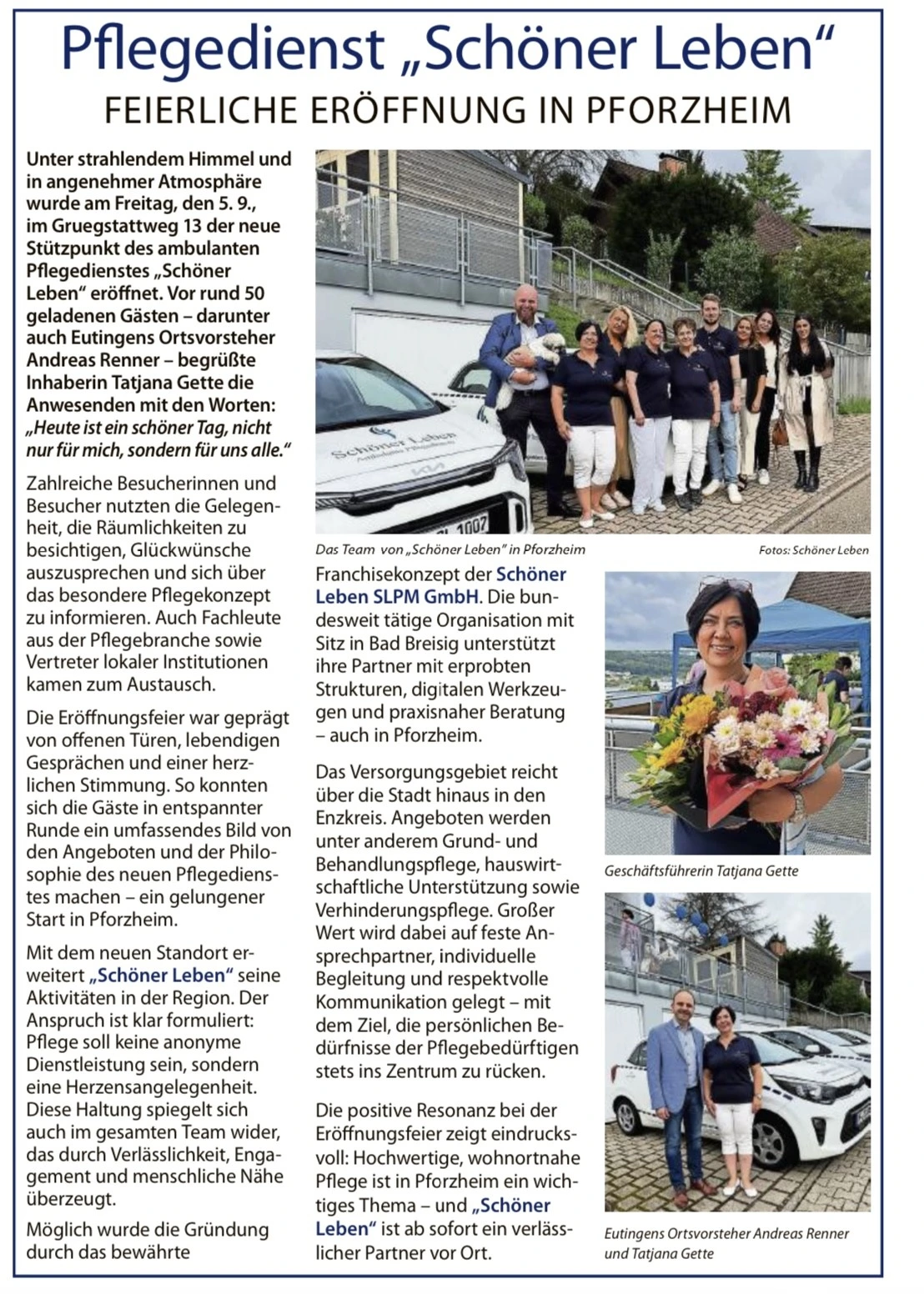 Pflegedienst Schöner Leben Pforzheim