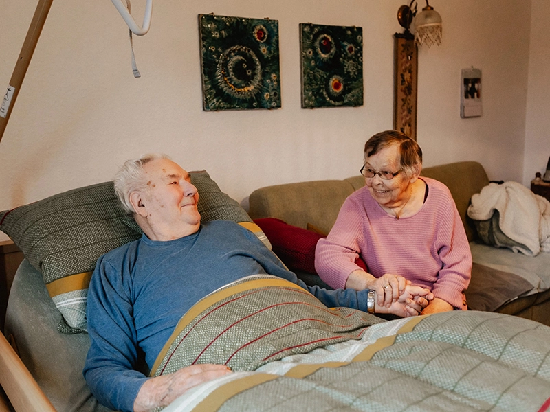 Schöner Leben Pflegedienst Ehepaar